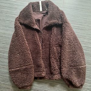 Cinchable Fleece Zip up